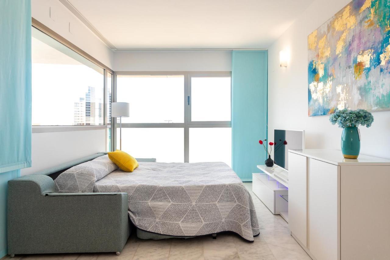 Апартаменты Skyline 11 Sunny Balcony With Stunning Sea Views Бенидорм Экстерьер фото