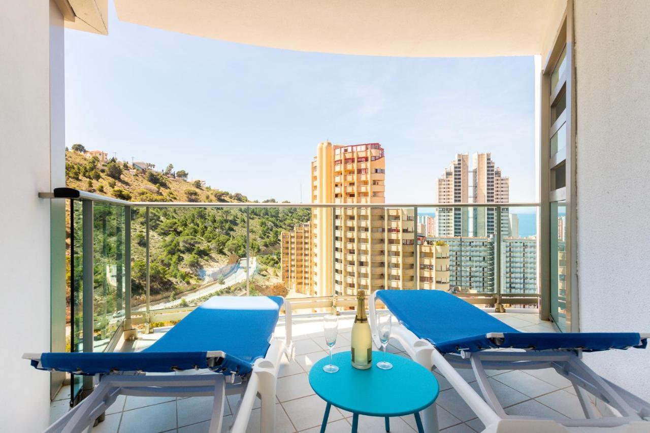 Апартаменты Skyline 11 Sunny Balcony With Stunning Sea Views Бенидорм Экстерьер фото